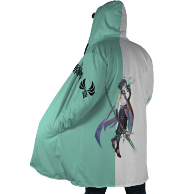 Alternative view of Xiao Genshin Impact Dream Cloak Coat