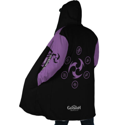 Alternative view of Keqing 2 Genshin Impact Dream Cloak Coat