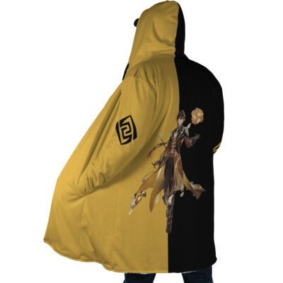 Alternative view of Zhongli Genshin Impact Dream Cloak Coat