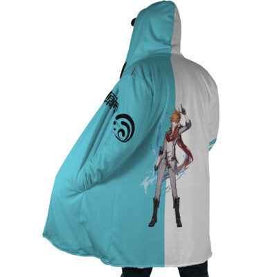 Alternative view of Tartaglia Genshin Impact Dream Cloak Coat