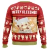 Merry Kleesmas Klee GI Ugly Christmas Sweater BACK mockup - Genshin Impact UK Shop