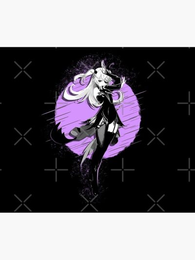 Alternative view of Fischl Genshin Impact Tapestry