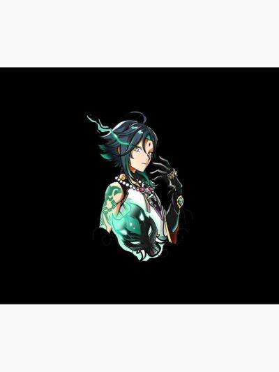 Alternative view of Xiao Genshin Impact Tapestry