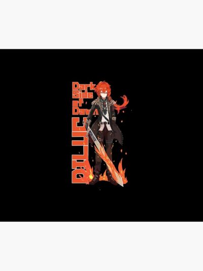 Alternative view of Genshin Impact Diluc 3 Tapestry