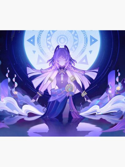 Alternative view of Citlali Genshin Impact Iktomi Spiritseeking Scrolls Tapestry