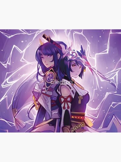 Alternative view of Electrifying Duo Tapestry