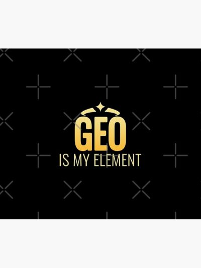Alternative view of Genshin Impact Geo Is My Element Tapestry
