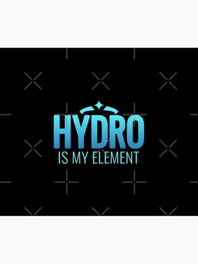 Alternative view of Genshin Impact Hydro Is My Element Tapestry