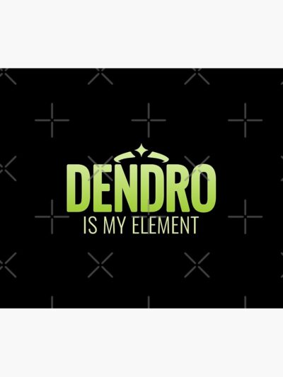 Alternative view of Genshin Impact Dendro Is My Element Tapestry