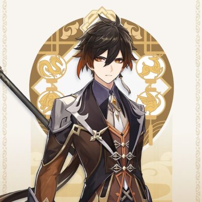 Alternative view of Zhongli Genshin Impact Tote Bag