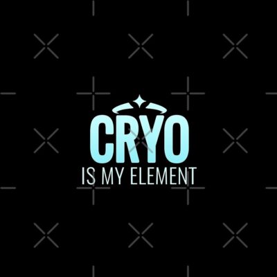 Alternative view of Genshin Impact Cryo Is My Element Tote Bag