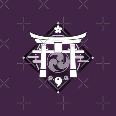 Alternative view of Inazuma Genshin Impact Sticker Tote Bag