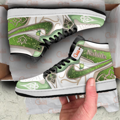 Alternative view of Nahida High-Top Leather Sneakers Genshin Impact Shoes