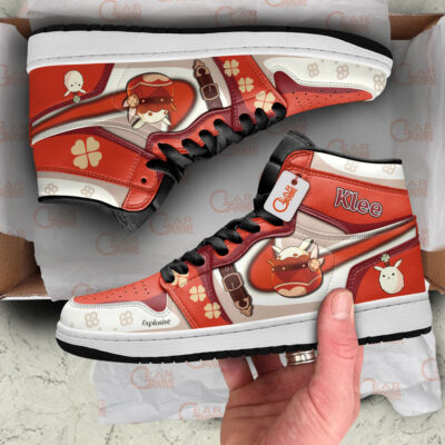 Alternative view of Klee Custom Genshin Impact High-Top Leather Sneakers