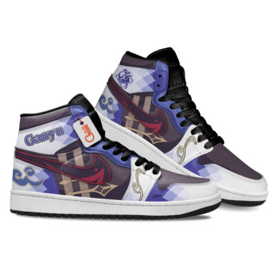 Alternative view of Ganyu High-Top Leather Sneakers Genshin Impact