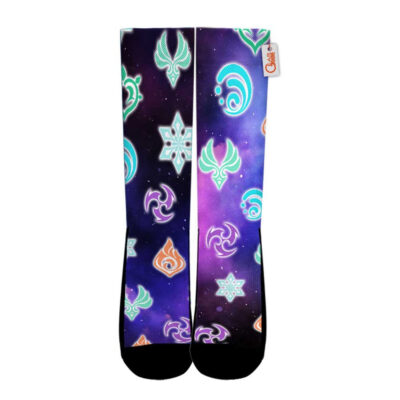 Alternative view of Genshin Impact Elements Socks Game Collection