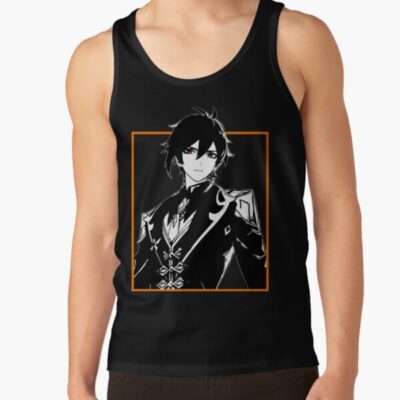 Alternative view of Zhongli Genshin Impact Tank Top