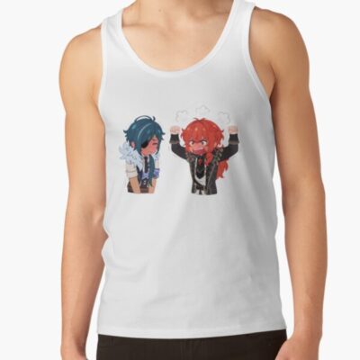 Alternative view of Diluc And Kaeya Are Arguing Tank Top