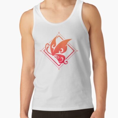 Alternative view of Genshin Impact Hu Tao Pyro Emblem Tank Top