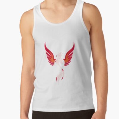 Alternative view of Diluc Constellation Design White Tank Top