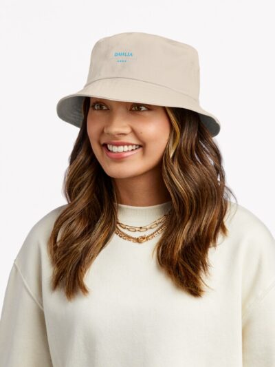 Alternative view of Genshin Dahlia Nameplate Bucket Hat