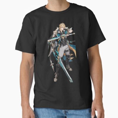 Alternative view of Varka Genshin Impact T-shirt