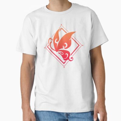 Alternative view of Genshin Impact Hu Tao Pyro Emblem T-shirt