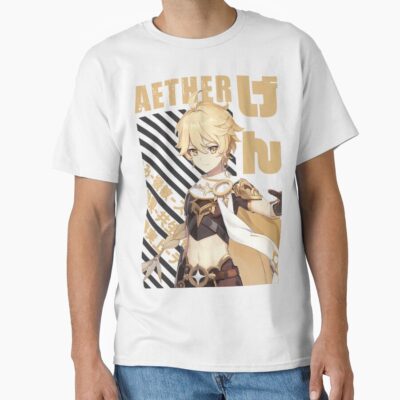 Alternative view of Genshin Impact Aether T-shirt