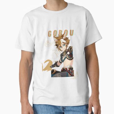 Alternative view of Genshin Impact Gorou T-shirt