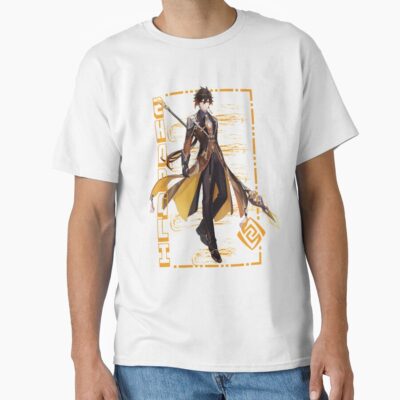 Alternative view of Genshin Impact Zhongli T-shirt