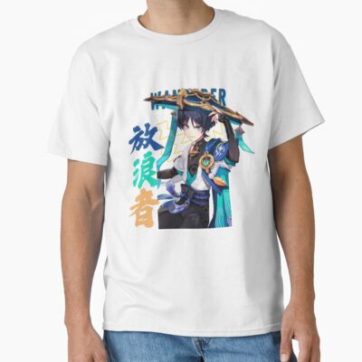 Alternative view of Genshin Impact Wanderer Scaramouche T-shirt