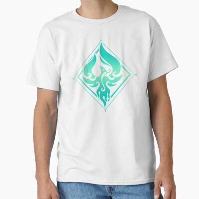 Alternative view of Genshin Impact Xiao Anemo Emblem T-shirt