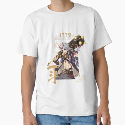 Alternative view of Genshin Impact Arataki Itto T-shirt