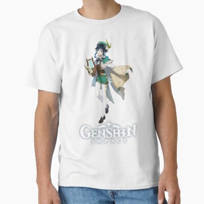 Alternative view of Venti Genshin Impact T-shirt