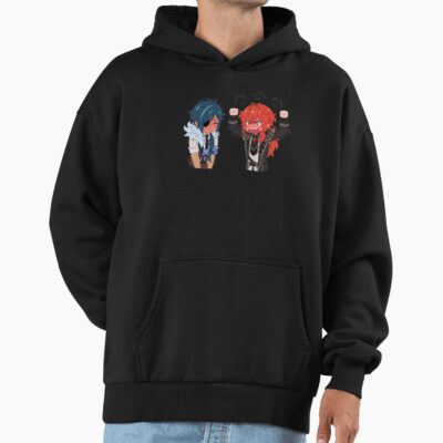 Alternative view of Diluc And Kaeya Are Arguing Hoodie