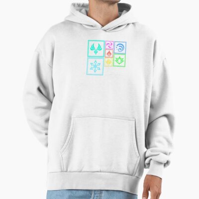 Alternative view of Genshin Impact Elements Hoodie