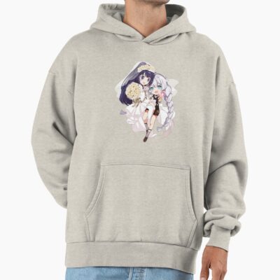 ssrcooversized hoodiemens 01oatmeal heatherfrontsquare productx1000 66 - Genshin Impact UK Shop