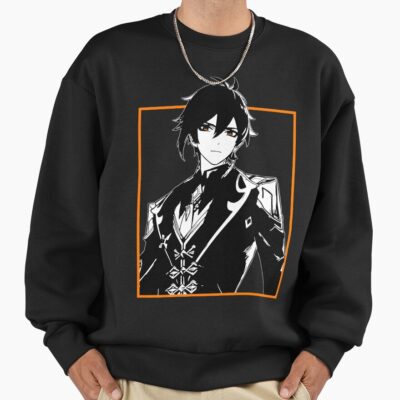 Alternative view of Zhongli Genshin Impact Sweatshirt