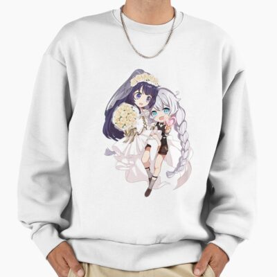 Alternative view of Honkai Impact 3rd Raiden Mei And Kiana Kaslana Eternal Love Sweatshirt