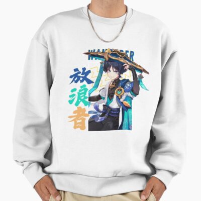 Alternative view of Genshin Impact Wanderer Scaramouche Sweatshirt