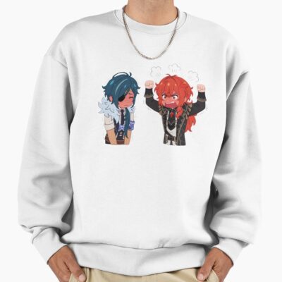 Alternative view of Diluc And Kaeya Are Arguing Sweatshirt