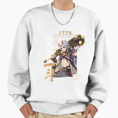 Alternative view of Genshin Impact Arataki Itto Sweatshirt
