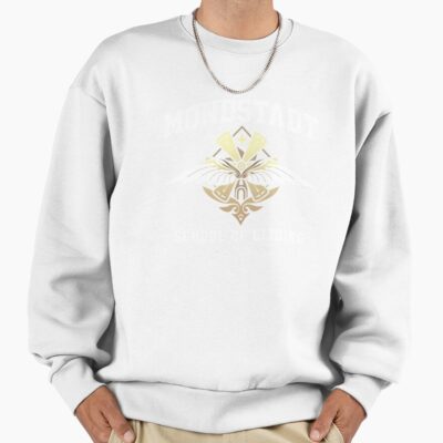 Alternative view of Mondstadt School Of Gliding Genshin Impact Sweatshirt