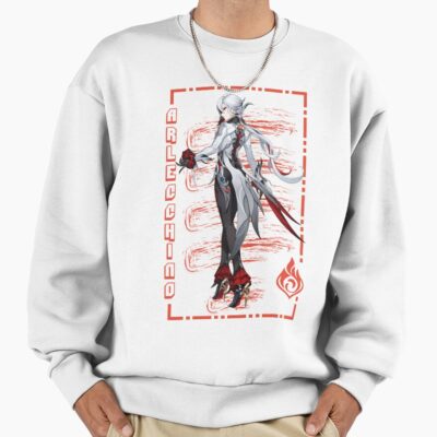 Alternative view of Genshin Impact Arlechino Sweatshirt