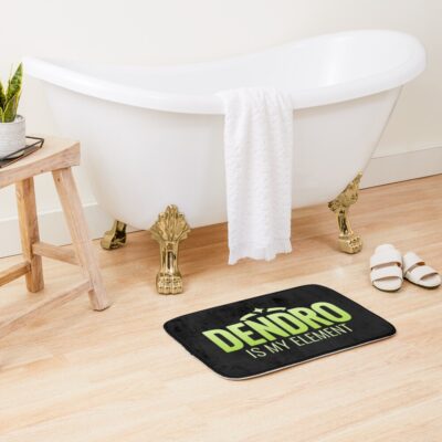 Alternative view of Genshin Impact Dendro Is My Element Bath Mat