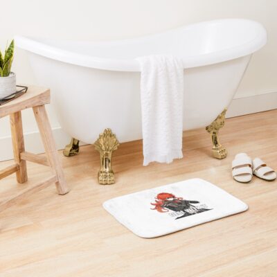 Alternative view of Diluc Genshin Impact Perfect Gift Bath Mat