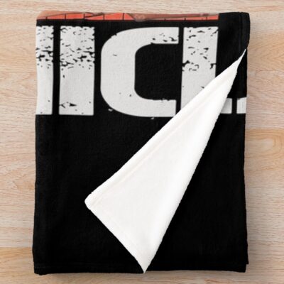 Alternative view of Diluc Genshin Impact Throw Blanket