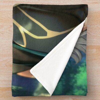 Alternative view of Al Haitham Genshin Impact Throw Blanket
