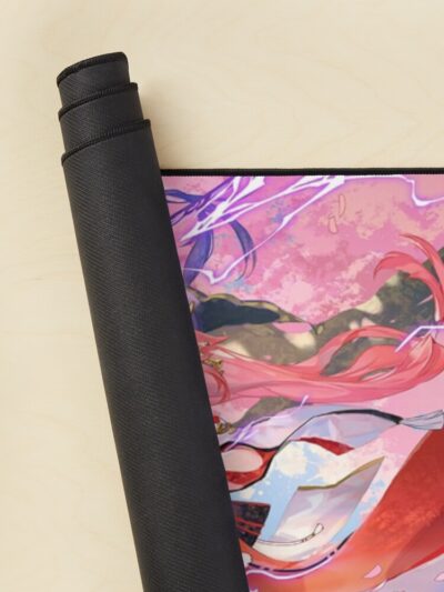 Alternative view of Sakura Raiden And Yae Miko Genshin Impact Mouse Pad