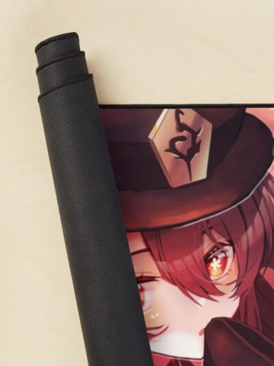 Alternative view of Yamete Hu Tao Genshin Impact Mouse Pad
